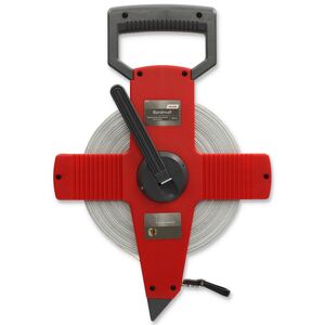 Glasfaser-Bandmaß mit Kurbel 50 m