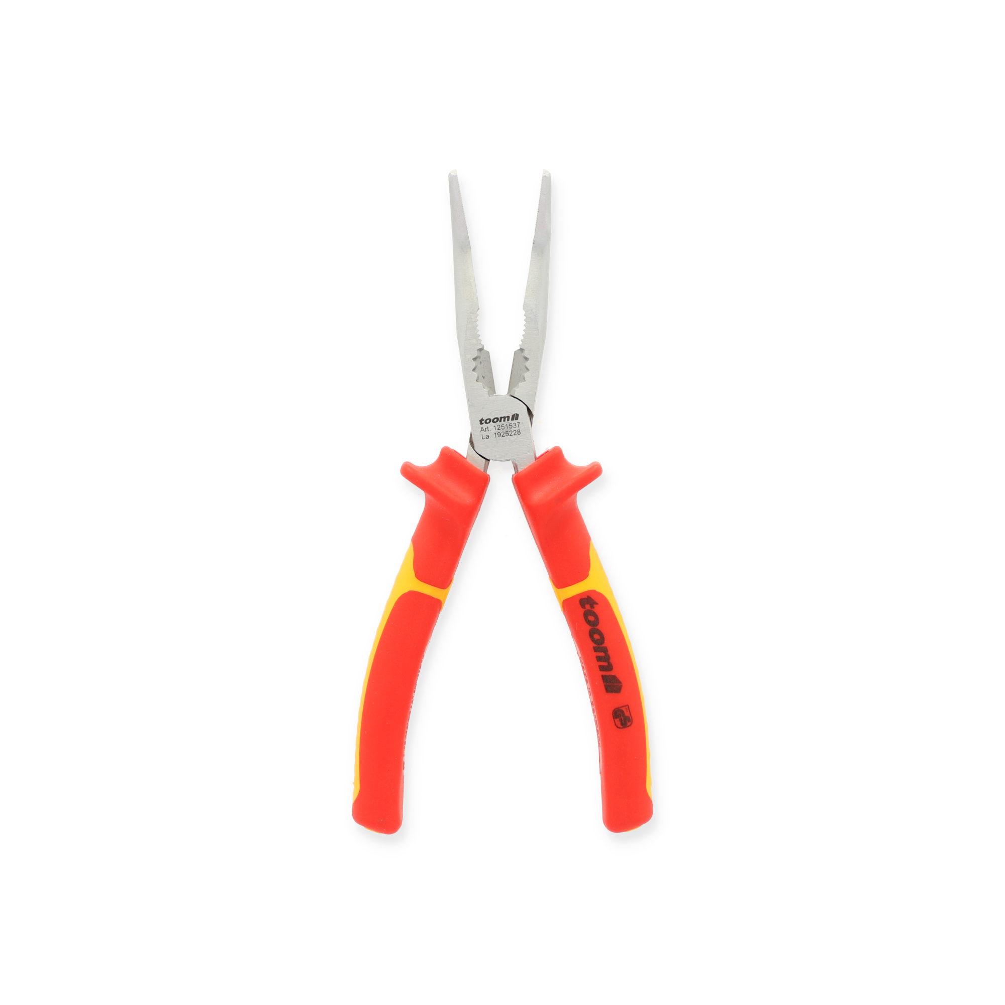 VDE-Flachrundzange gebogen 200 mm