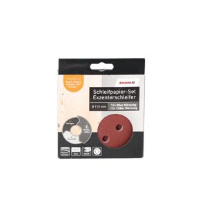 Schleifpapier-Set Ø 115 mm, K80/120, 20 Stück