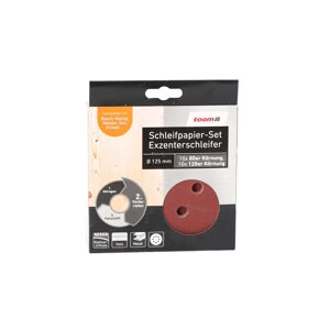 Schleifpapier-Set Ø 125 mm, K80/120, 20 Stück