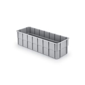Einsatz für Kunststoffbehälter grau 36 x 13 x 10 cm
