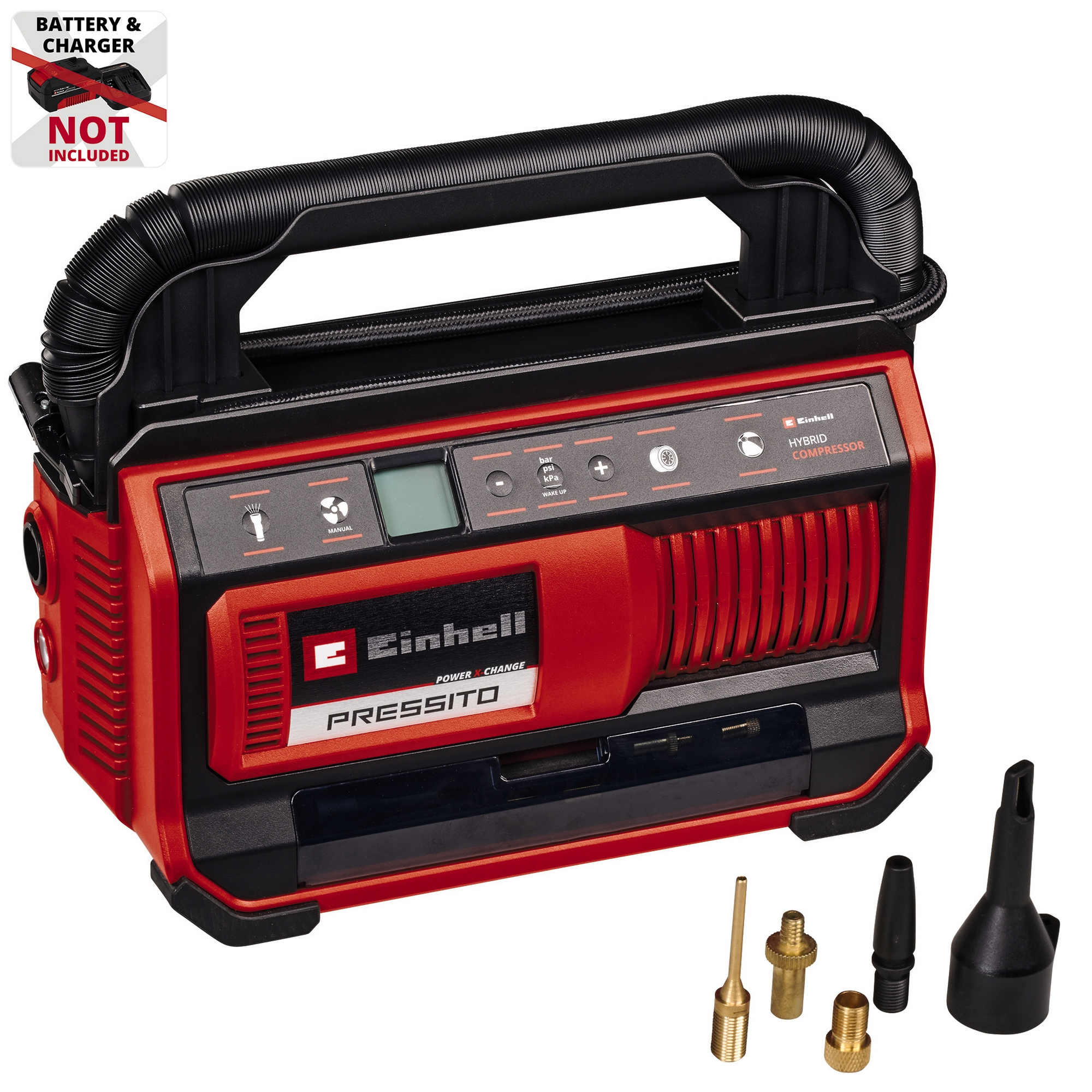 Hybrid-Kompressor 'Pressito 18/25 Hybrid' 11 bar ohne Akku, Power X-Change