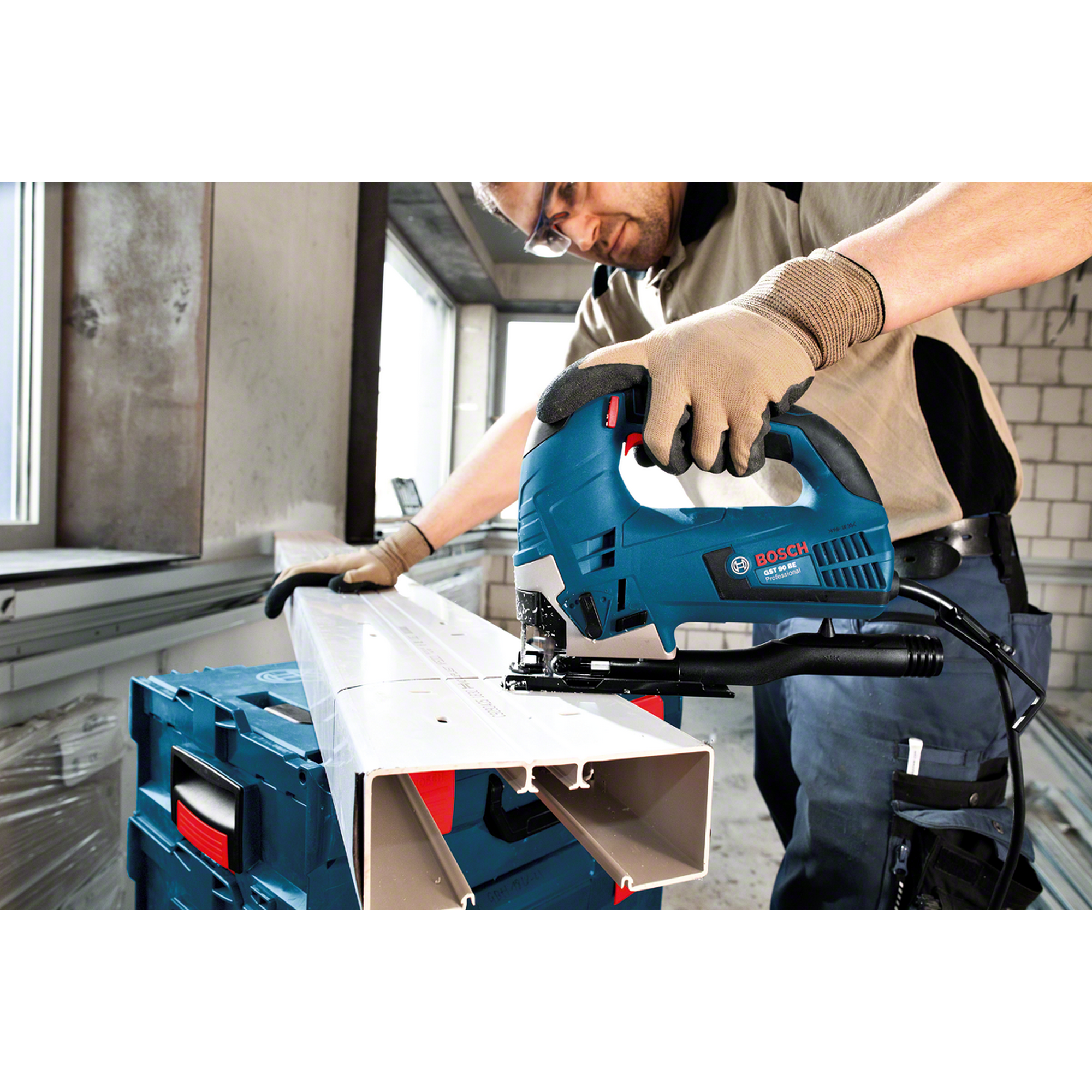 Stichsäge 'Professional GST 90 BE' blau 650 W, inkl. Transportkoffer