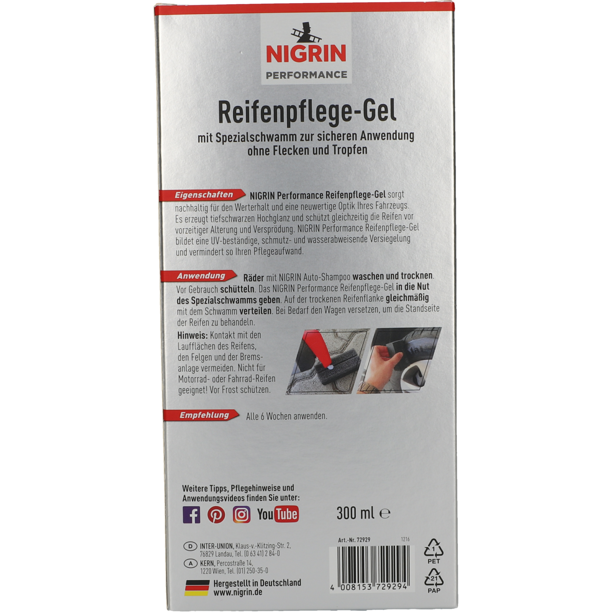 Reifenpflege-Gel 300 ml