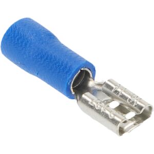 Flachsteckhülse blau 4,8 mm 20 Stück