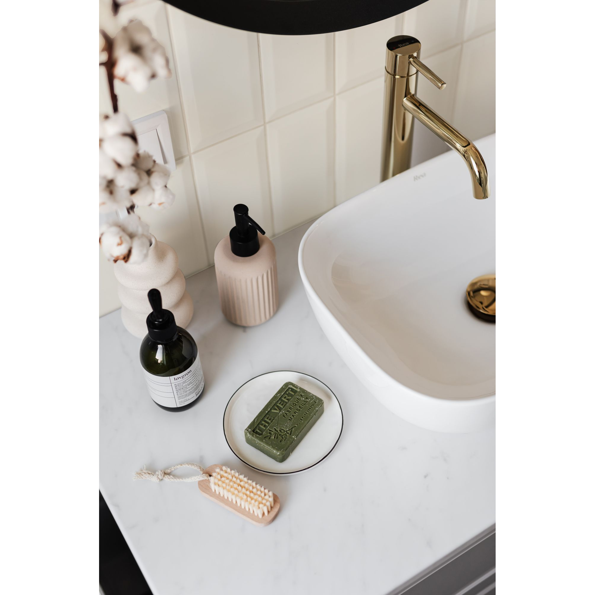 Wandfliese 'Metrotiles' beige 10 x 20 cm