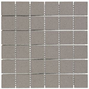 Mosaikfliese 'Color Dot' Feinsteinzeug grau 30 x 30 cm
