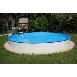 Aufstellpool-Set 'Exclusiv 2' weiß/blau Ø 300 x 120 cm