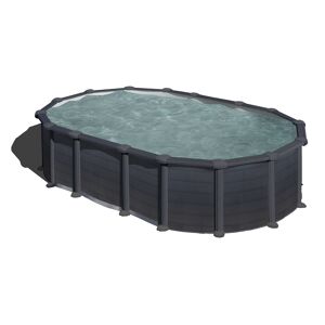 Stahlwandpool-Set 'Capri' 610 x 375 x 132 cm mit Sandfilter und Sicherheitsleiter