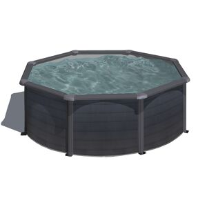 Stahlwandpool-Set 'Kea' Ø 300 x 120 cm mit Sandfilter und Sicherheitsleiter