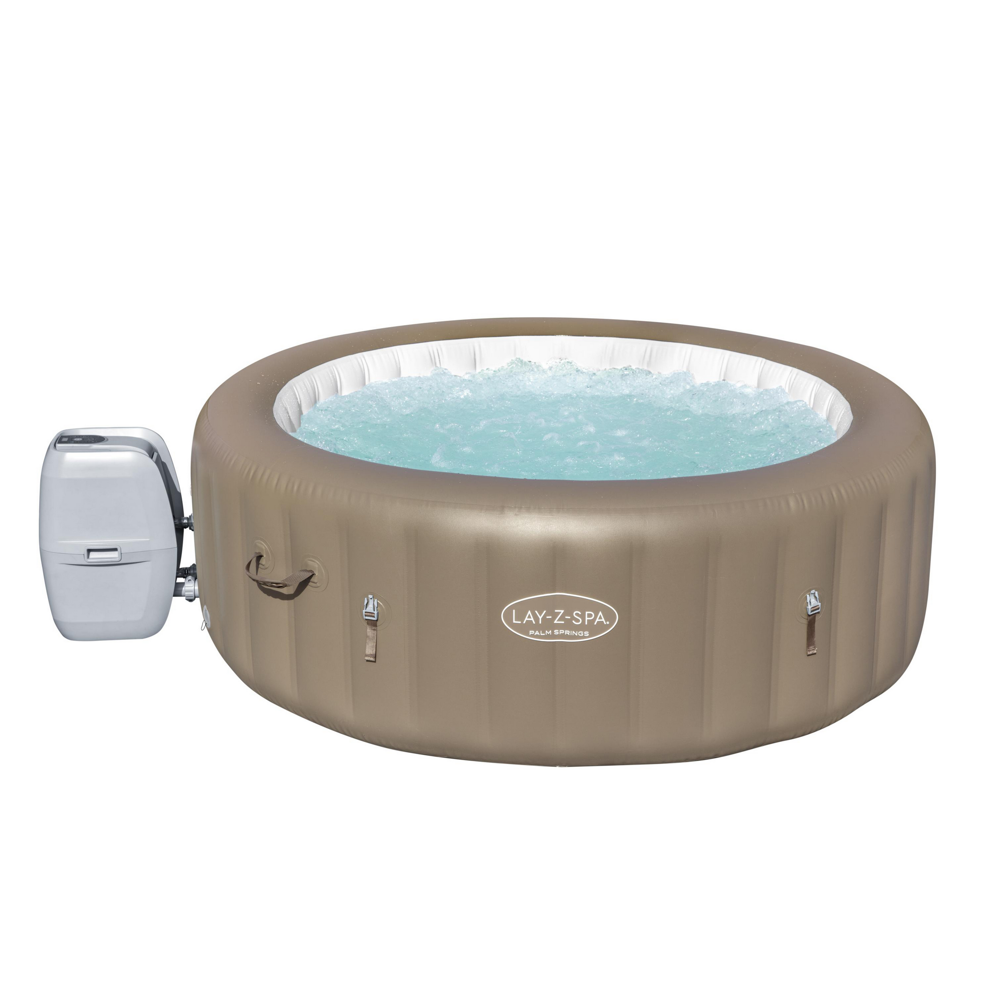 Whirlpool 'Lay-Z-Spa® Palm Springs AirJet™' taupe/weiß Ø 196 x 71 cm