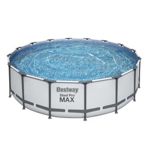 Frame-Pool-Set 'Steel Pro Max' Ø 488 x 122 cm mit Sicherheitsleiter und Kartuschenfilter