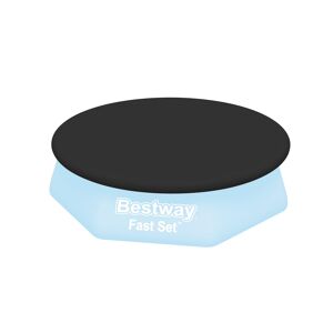 PVC-Abdeckplane 'Flowclear' schwarz, Ø 280 cm