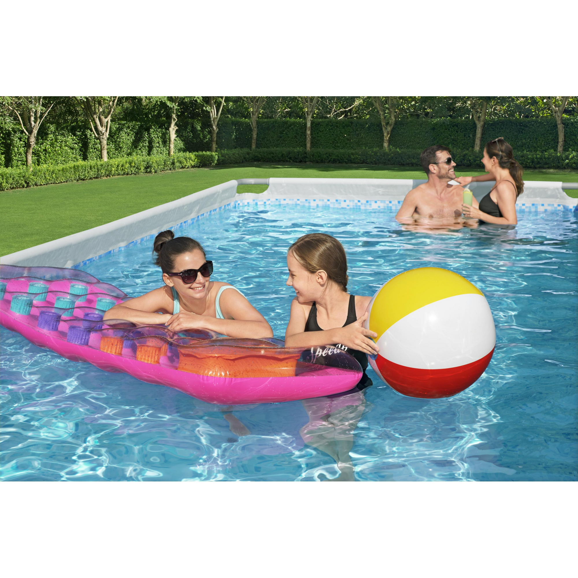 Frame-Pool-Set 'Power Steel' 640 x 274 x 132 cm mit Sicherheitsleiter und Kartuschenfilter