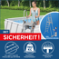 Frame-Pool-Set 'Power Steel' 640 x 274 x 132 cm mit Sicherheitsleiter und Kartuschenfilter