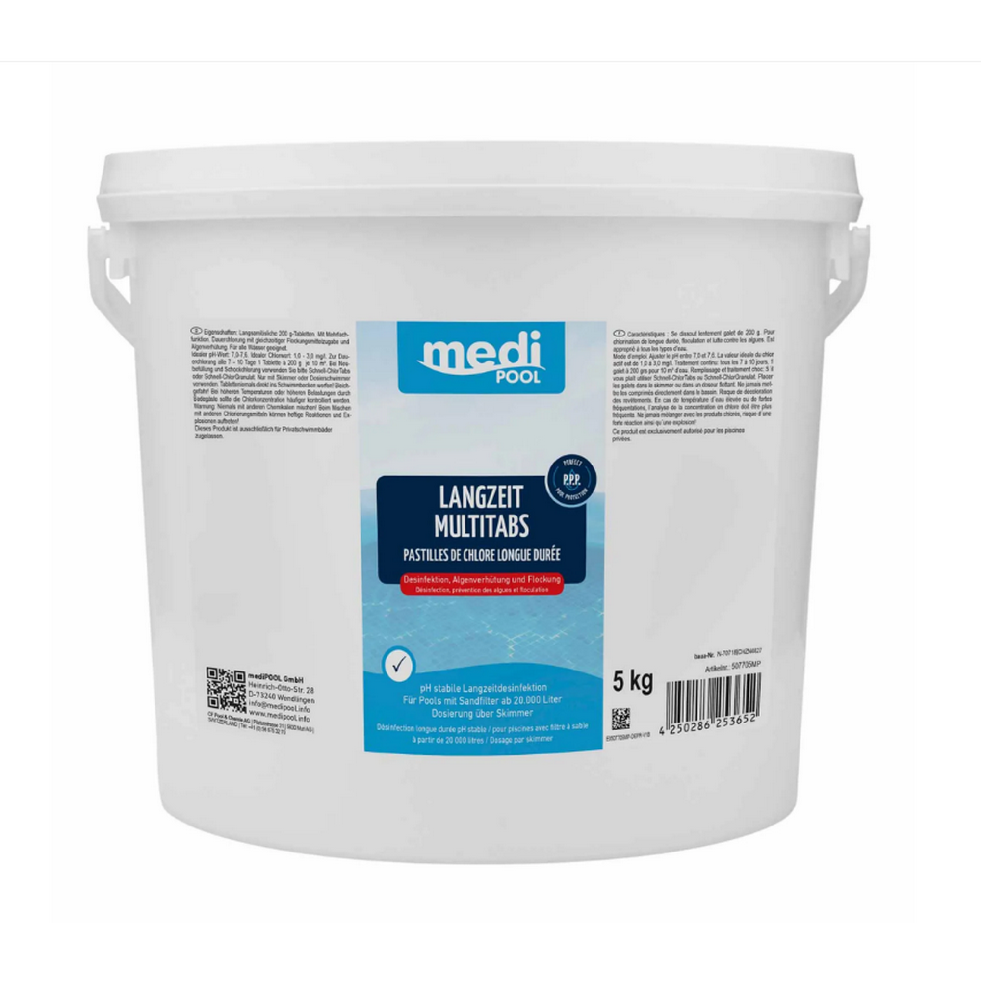 Langzeit-Multitabs zur Poolpflege 5 kg