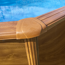 Stahlwandpool-Set 'Pacific' Ø 240 x 120 cm mit Sicherheitsleiter und Sandfilteranlage