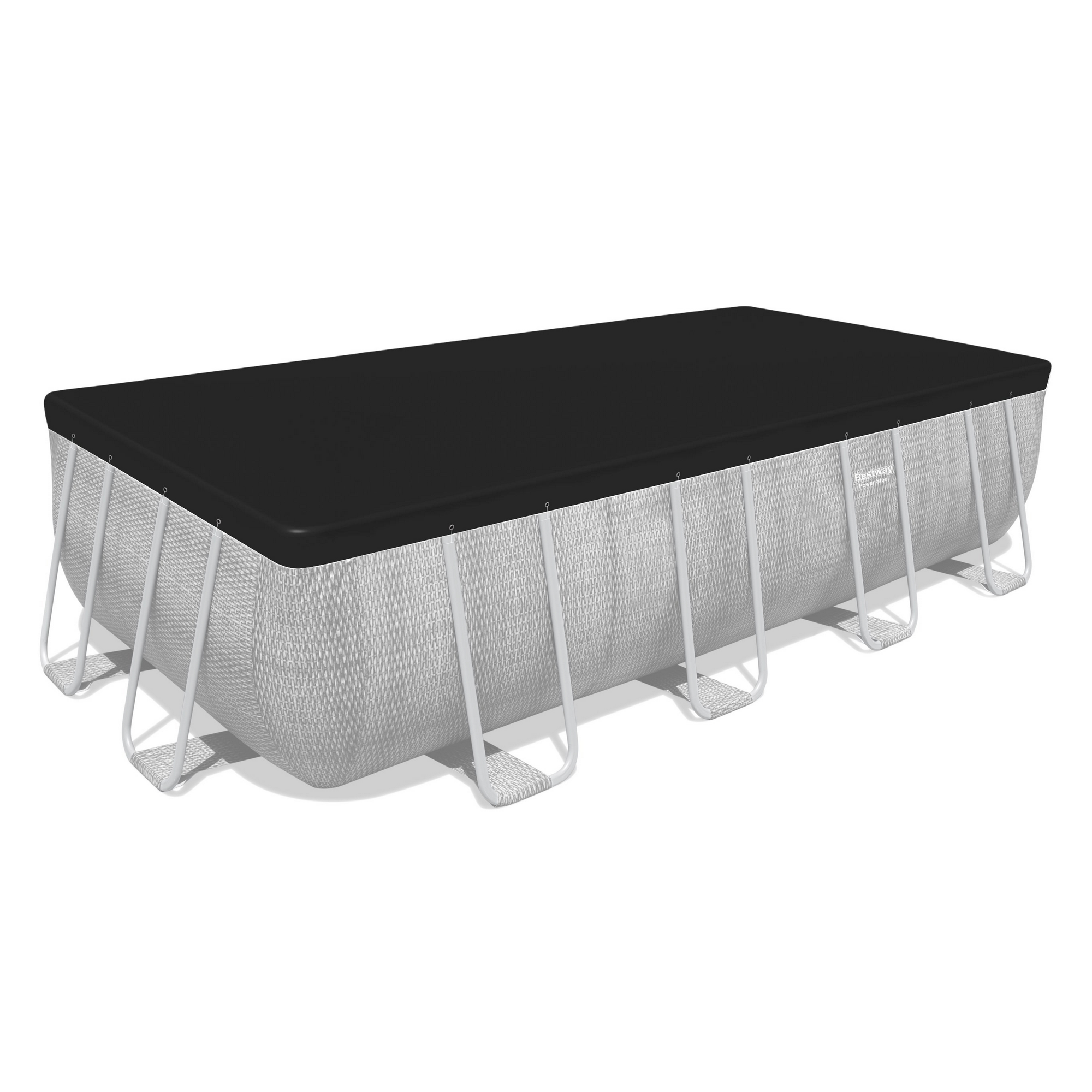 Frame-Pool-Set 'Power Steel' 488 x 244 x 122 cm mit Sicherheitsleiter und Filterpumpe