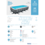 Frame-Pool-Set 'Power Steel' 488 x 244 x 122 cm mit Sicherheitsleiter und Filterpumpe