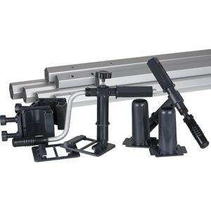Pool-Planenaufroller grau bis 6 m