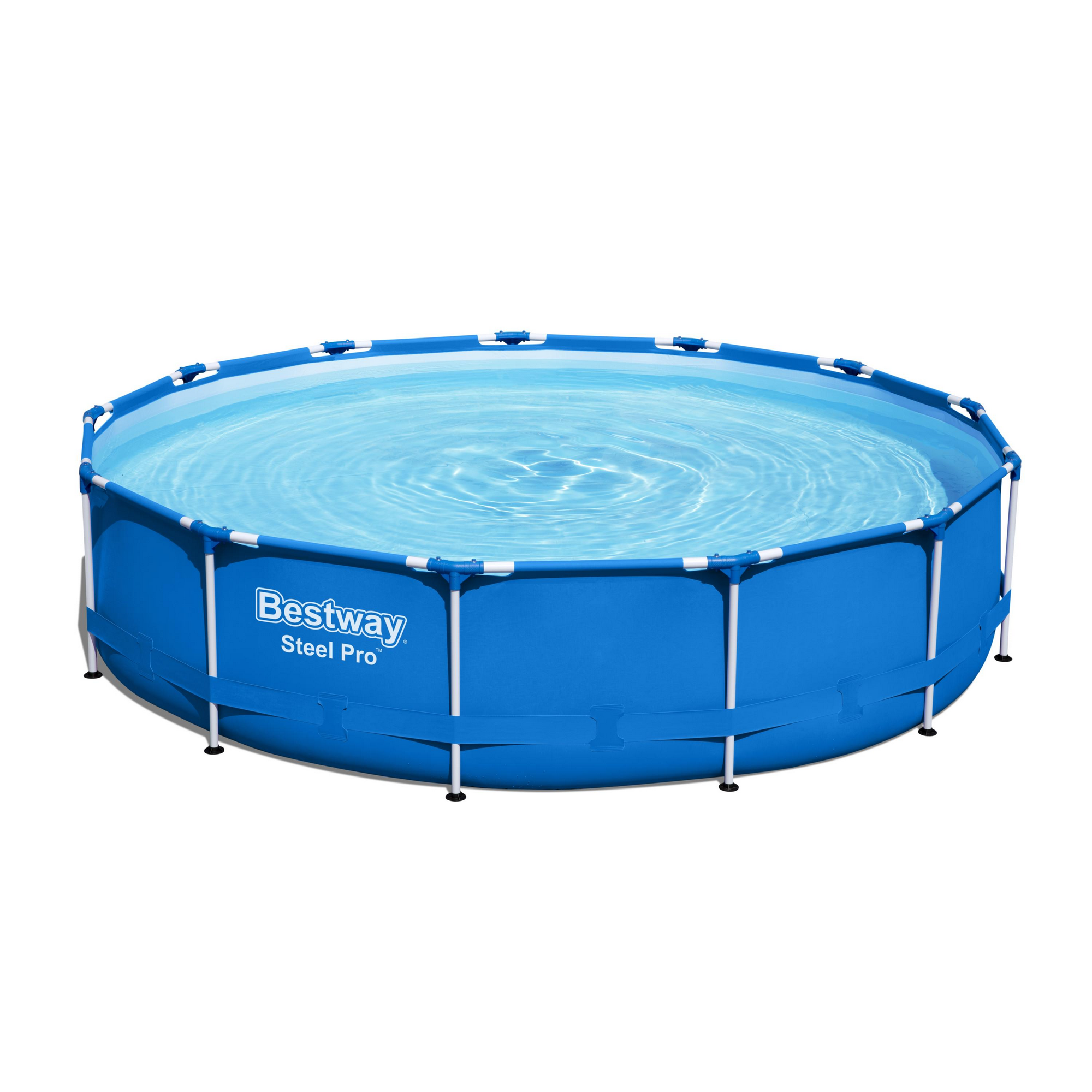 Frame-Pool-Set 'Steel Pro' Ø 396 x 84 cm mit Filterpumpe