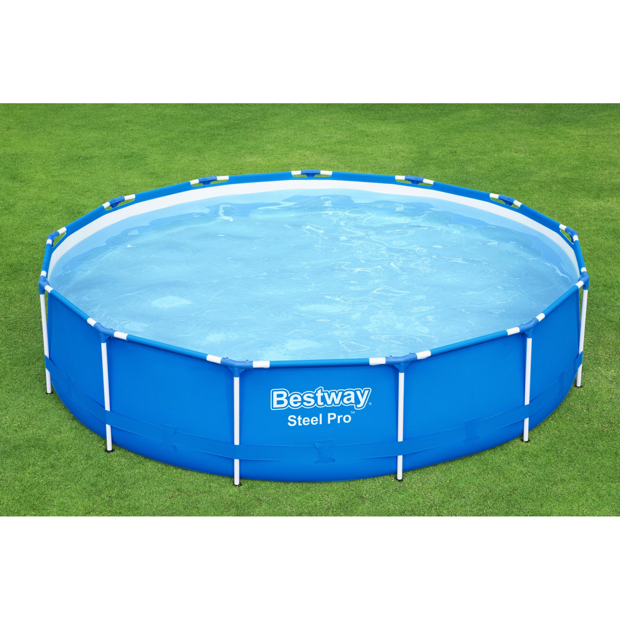 Frame-Pool-Set 'Steel Pro' Ø 396 x 84 cm mit Filterpumpe