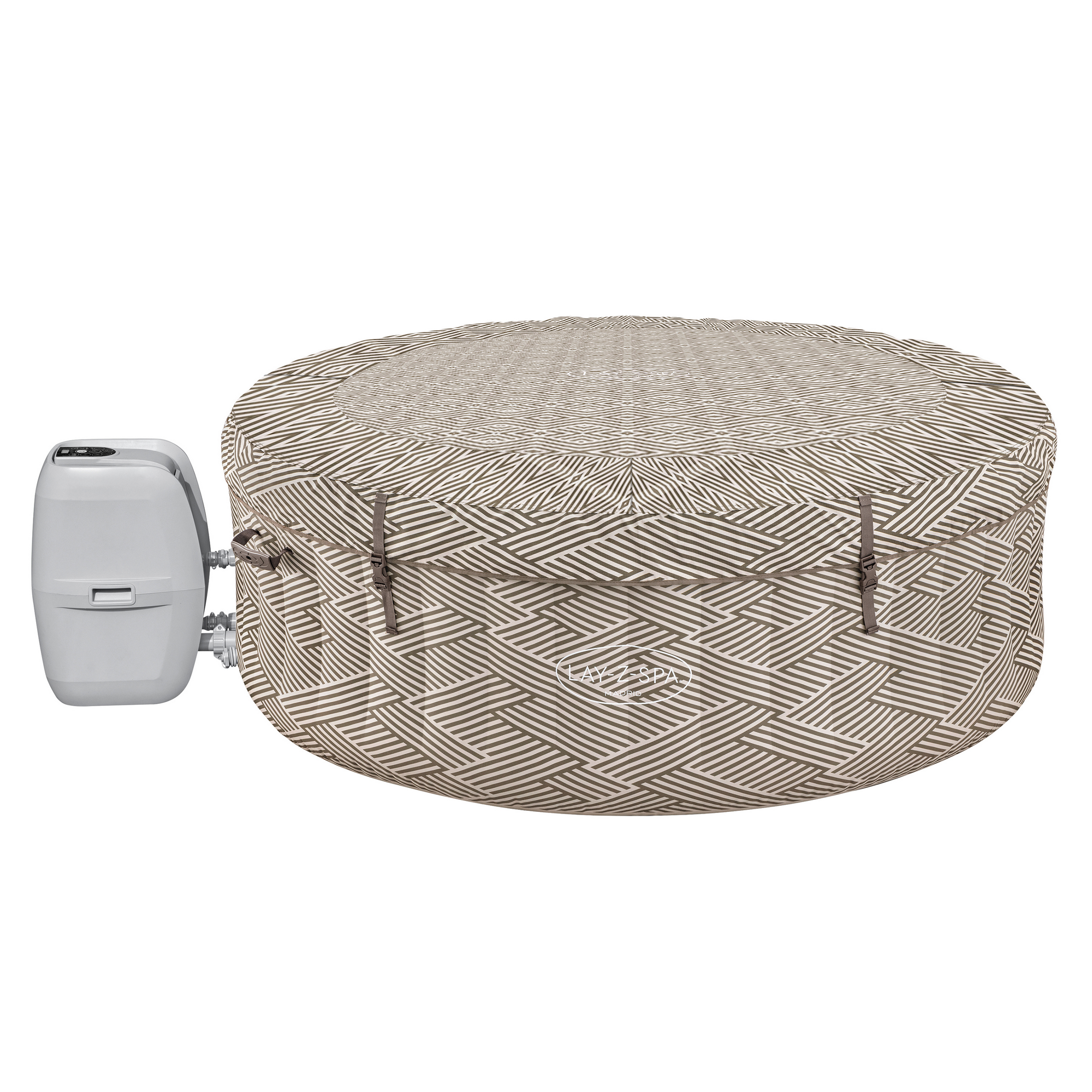 WLAN-Whirlpool 'LAY-Z-SPA Madrid AirJet' Ø 180 x 66 cm beige