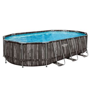 Frame-Pool-Set 'Power Steel' 610 x 366 x 122 cm mit Sicherheitsleiter und Filterpumpe