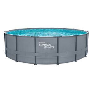 Frame-Pool-Set 'Elite' Ø 488 x 122 cm mit Einstiegsleiter und Filterpumpe