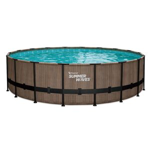 Frame-Pool-Set 'Elite' Ø 549 x 132 cm mit Einstiegsleiter und Filterpumpe