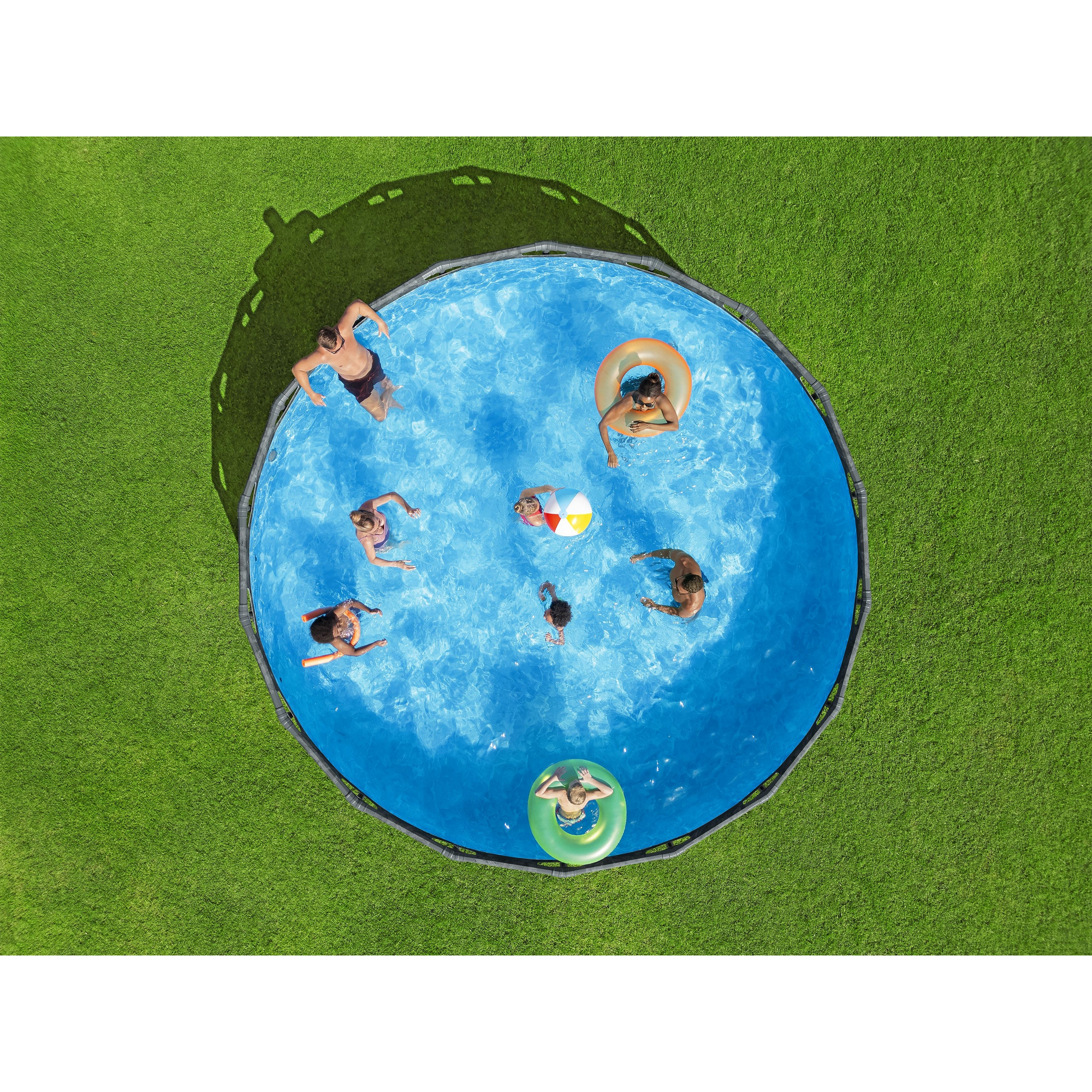 Frame-Pool-Set 'APX365™' Ø 549 x 132 cm mit Sandfilteranlage