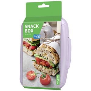 Snackbox to Go Kunststoff farblich sortiert 820 ml