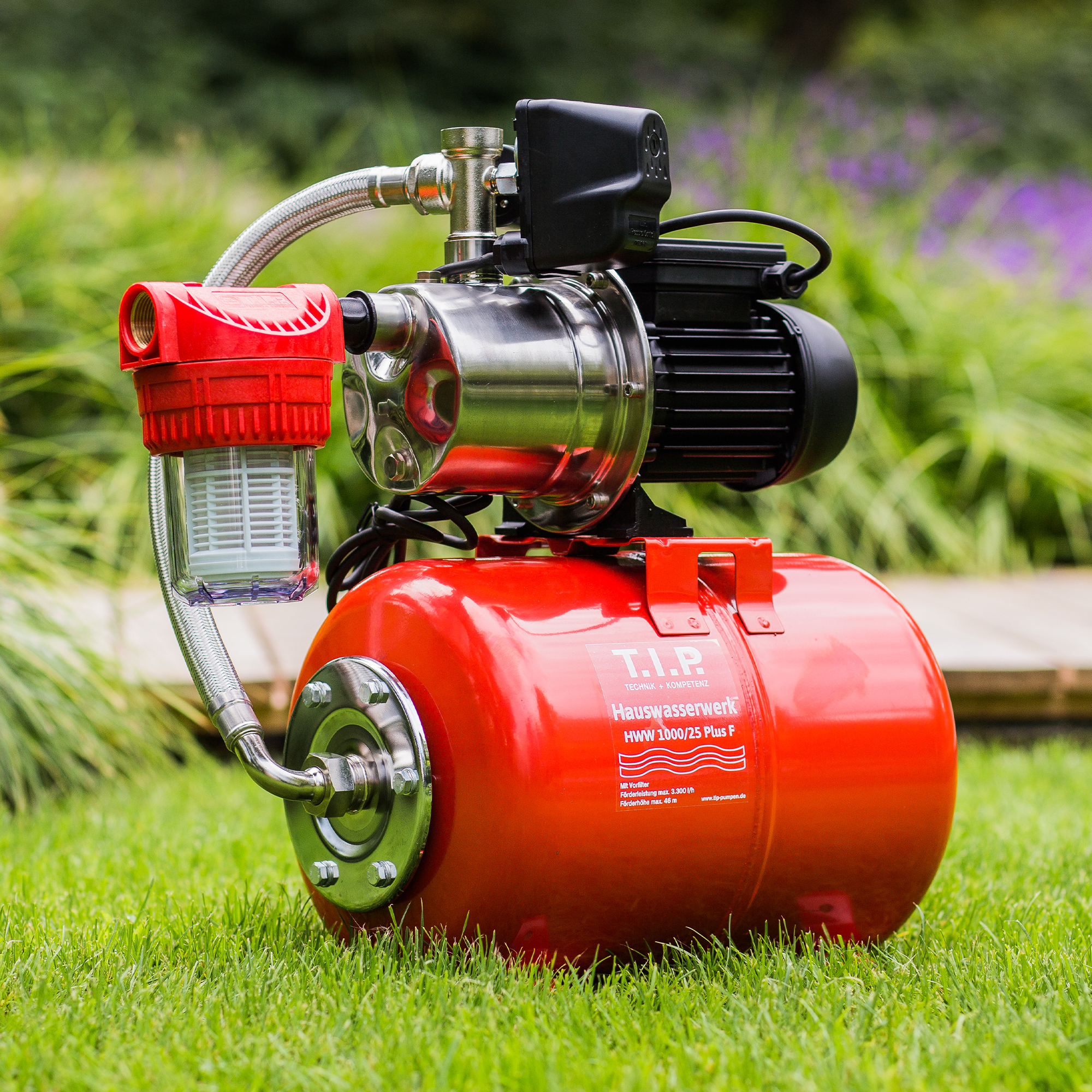 Vorfilter für Garten-Pumpen und Hauswasserwerke 5" inklusive Filterpatrone