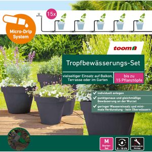 Tropfbewässerungs-Set M bis 15 Pflanztöpfe