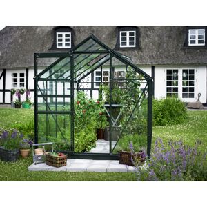 Gewächshaus 'Popular 106' 193 x 319 cm mit 3 mm Sicherheitsglas grün