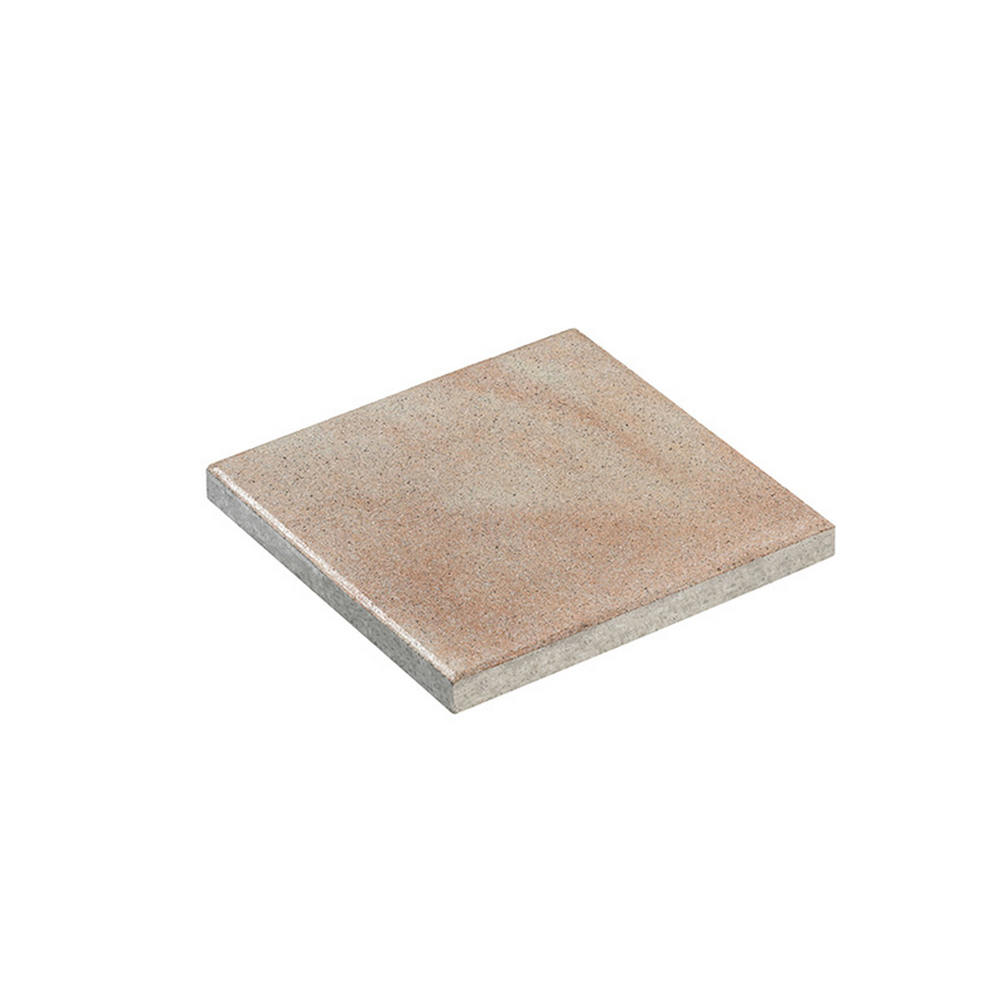 Terrassenplatte 'T-Court Protect' Beton terrakottafarben 40 x 40 x 4 cm
