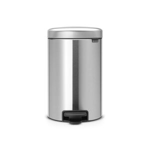 Treteimer 'Newicon' Matt Steel, 12L