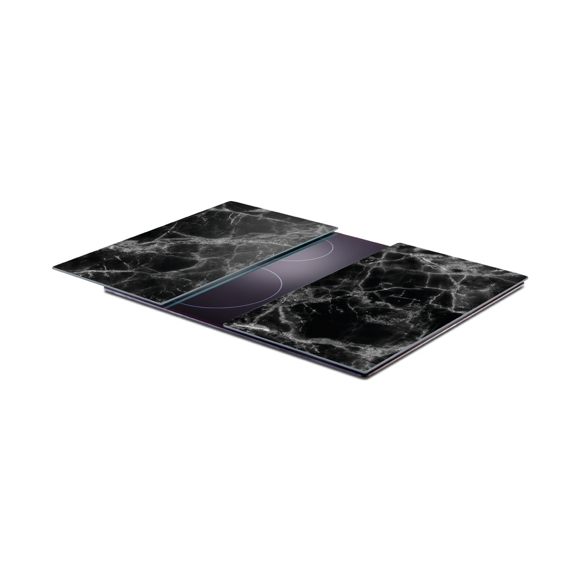 Schneidebrett 'Marmor' schwarz 52 x 0,8 x 30 cm