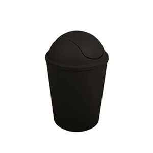 Schwingdeckeleimer 'Ako' schwarz 5,5 l