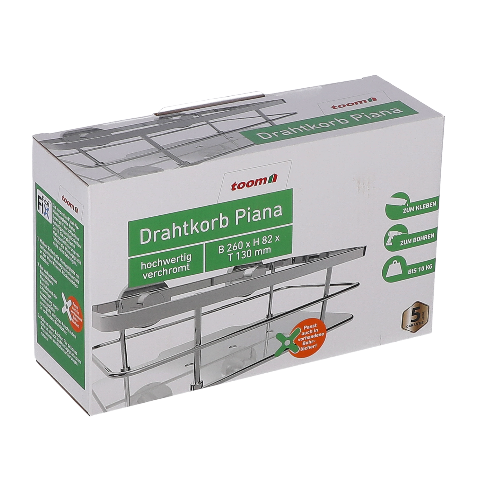 Verpackung Drahtkorb Piana von toom