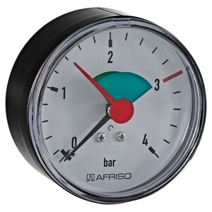 Rohrfeder-Manometer axial