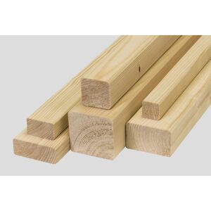 Holzlatte Fichte/Tanne gehobelt 34 x 34 x 2000 mm