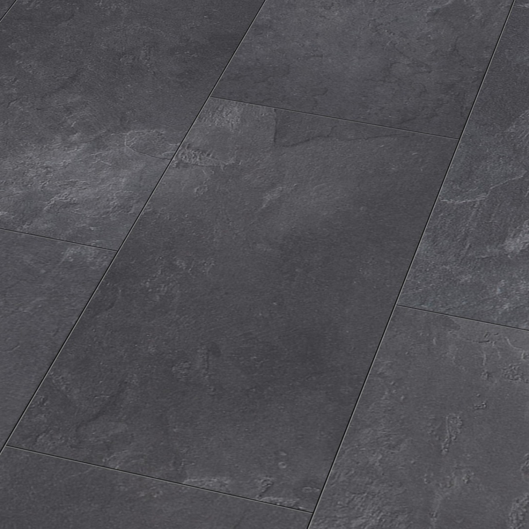 Laminat 'Canyon' Ölschiefer schieferfarben wasserresistent 8 mm