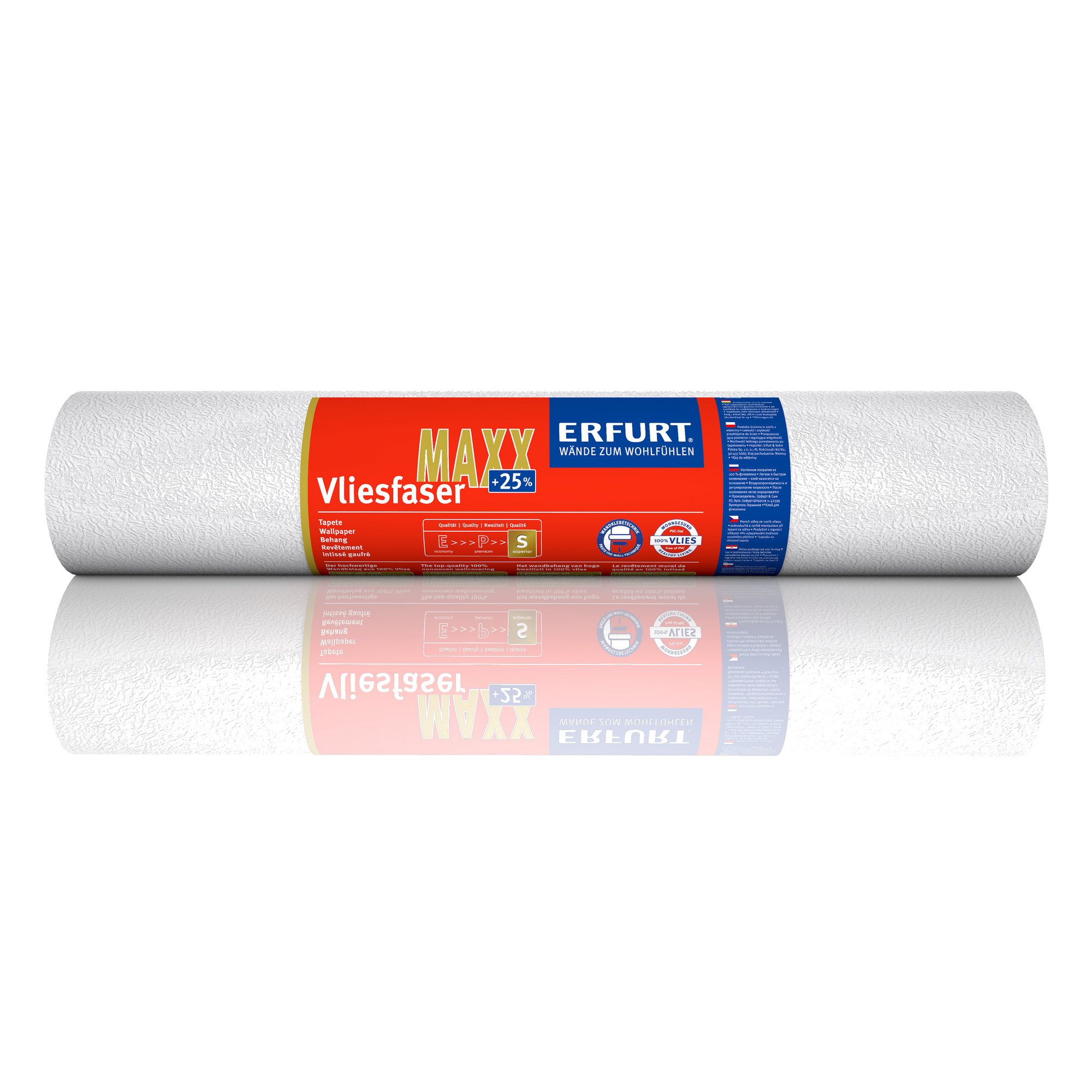 Vliestapete 'Maxx Superior Knitter 307' weiß 0,53 x 12,5 m