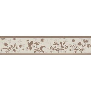Bordüre 'Rapido 2011' Ranken beige/braun selbstklebend 0,13 x 5 m