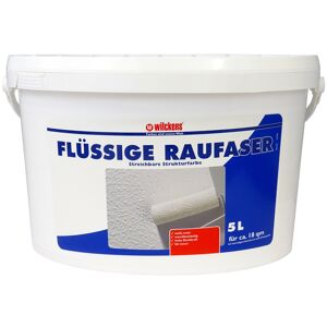 Flüssige Raufaser mattweiß 5 l