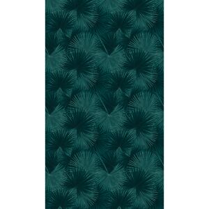 Vliestapete 'The Wall II' Palmenfächer dunkelblau 3-teilig 1,59 x 2,80 m