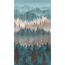 Vliestapete 'The Wall II' Wald aquarell beige 3-teilig 1,59 x 2,80 m