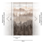 Vliestapete 'The Wall II' Wald aquarell braun 3-teilig 1,59 x 2,80 m