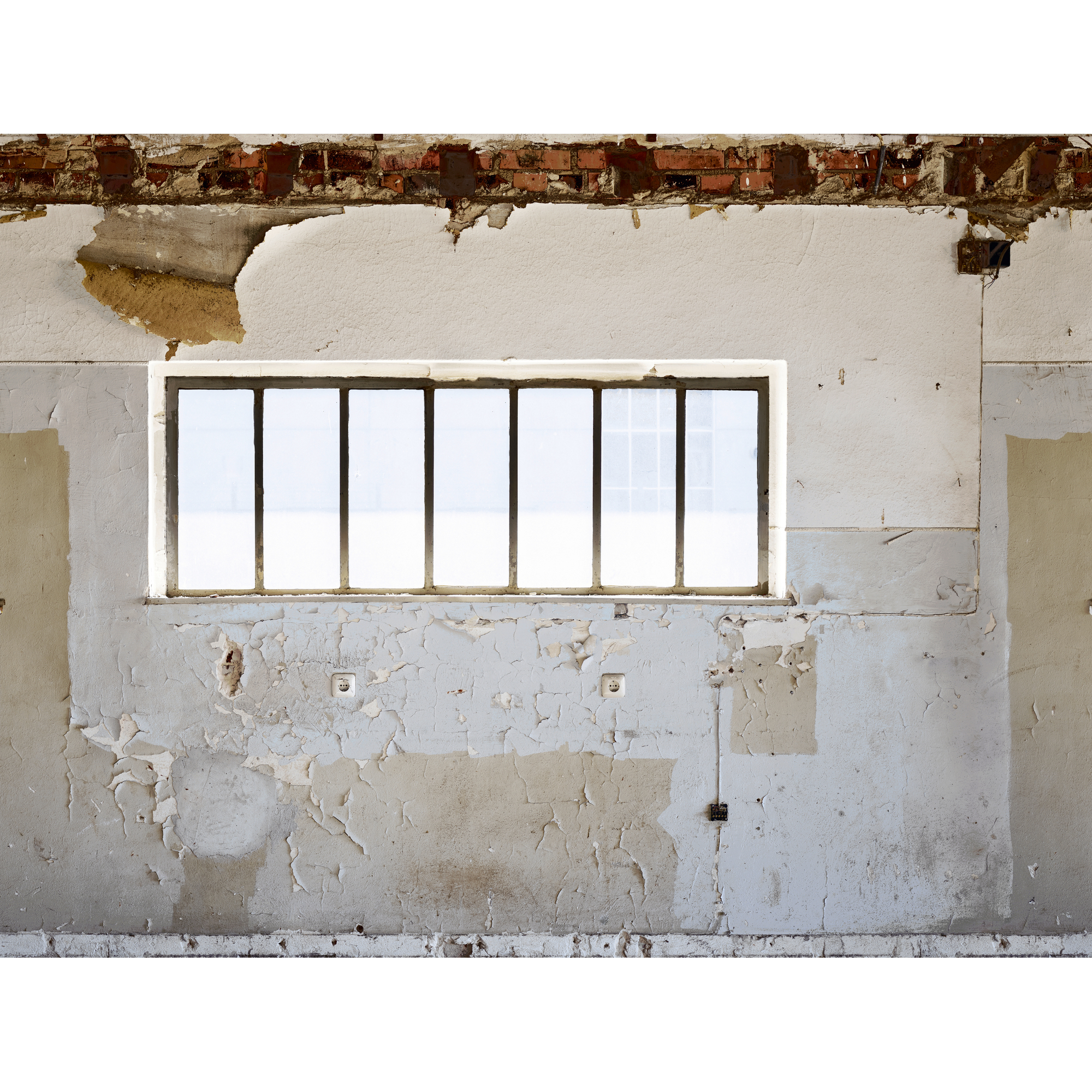 Vliestapete 'The Wall II' Fabrikhalle grau 7-teilig 3,71 x 2,80 m